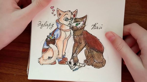 Коты в скетчбуке