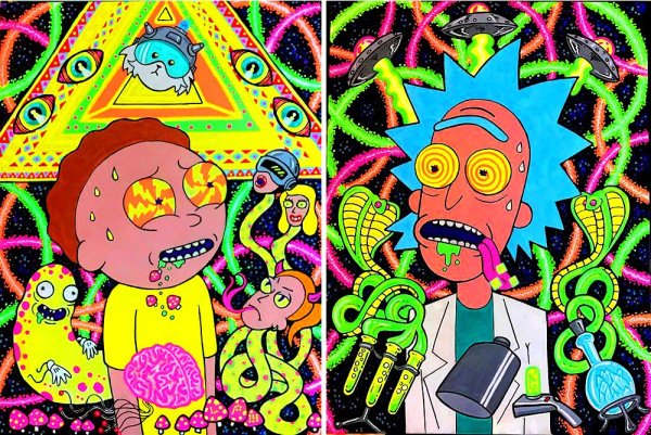 Рик и Морти психоделика