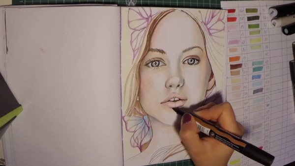 Уроки рисования маркерами