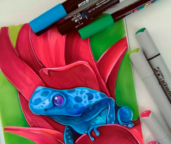 Рисунки фломастерами