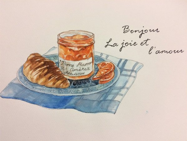 Скетч завтрак