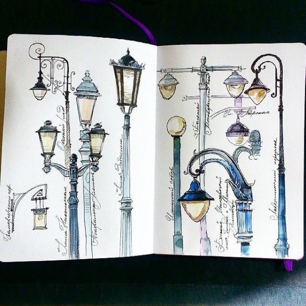 Фонарь скетчбук