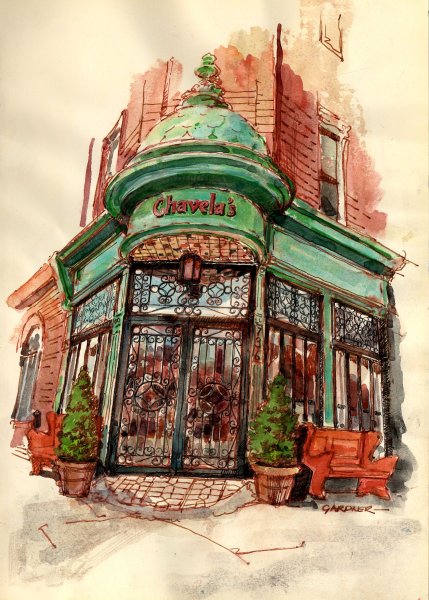 Здания арт маркерами