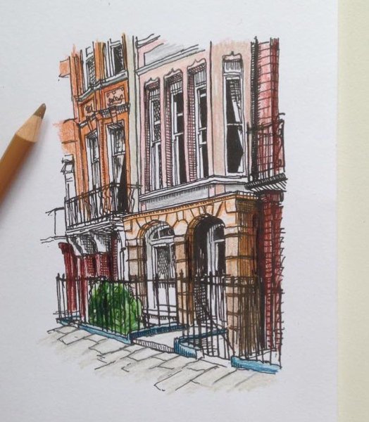 Архитектура линером скетчинг