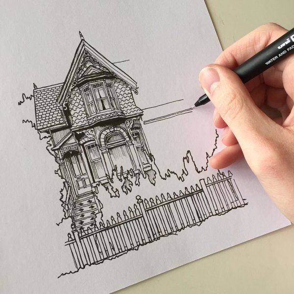 Архитектура ручкой