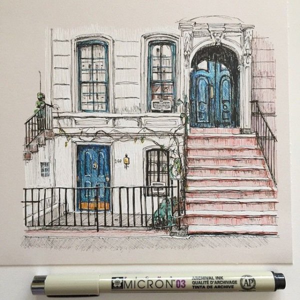 Скетчинг архитектура для начинающих