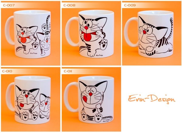 Чашка рисунок простой