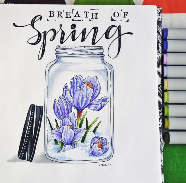 Маркер «цветок»