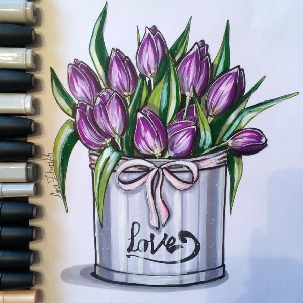 Пошаговые рисунки акварелью для начинающих