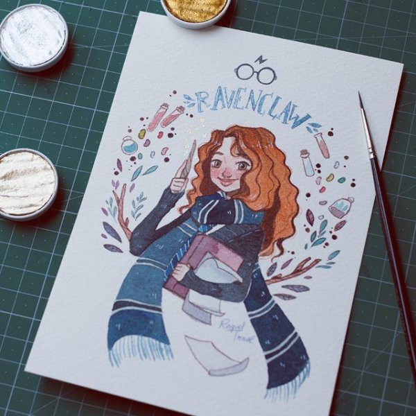 Скетчинг Гарри Поттер