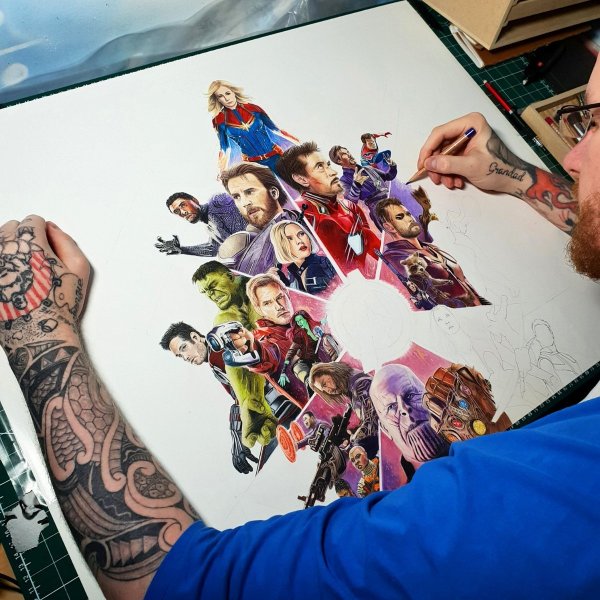 Скетч Мстители