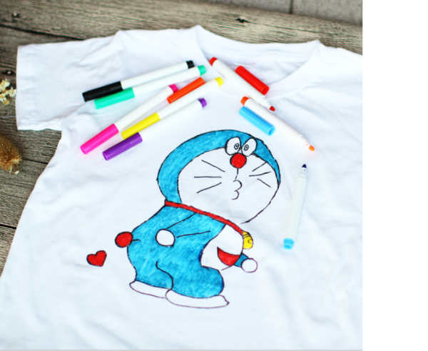 Рисование маркерами на футболках