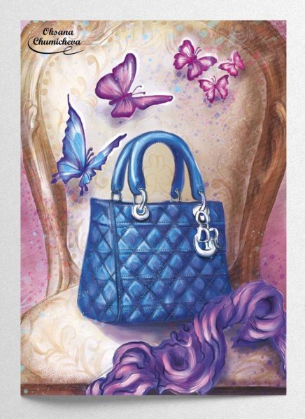 Сумка акварель