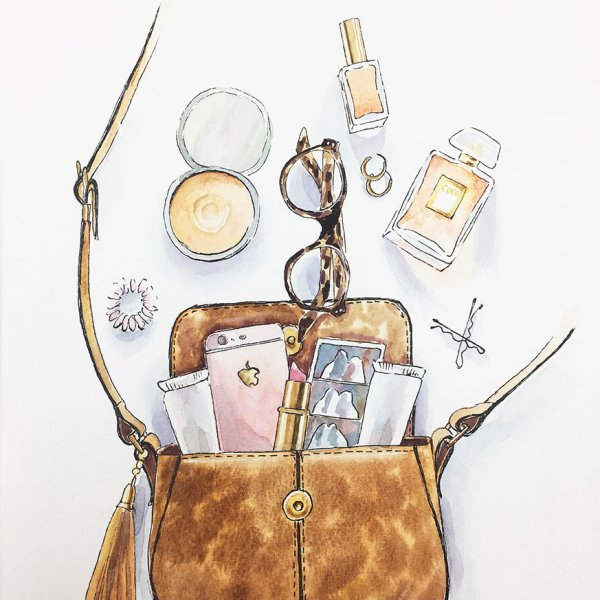 Женский сумки и аксессуары рисование