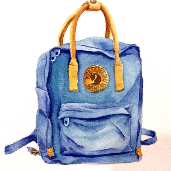 Рюкзак акварель