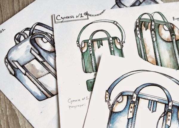 Эскизы разработка сумки