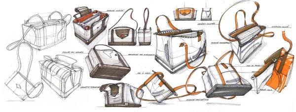 Сумка скетч