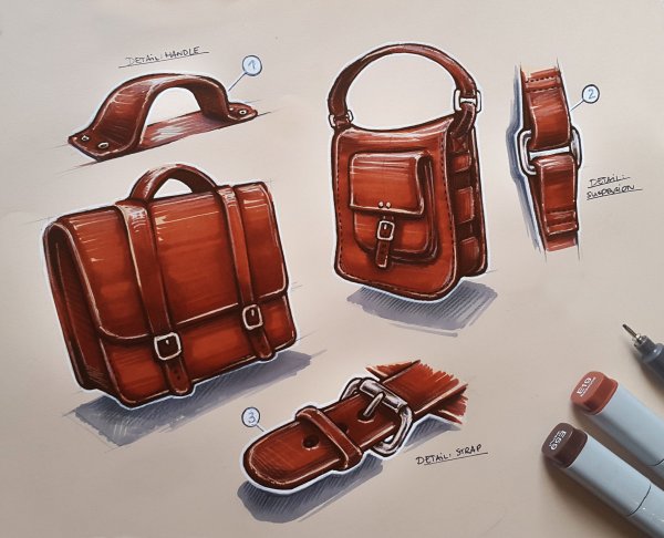 Сумка скетч