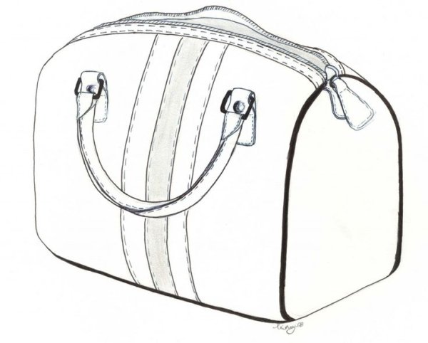 Эскиз дорожной сумки