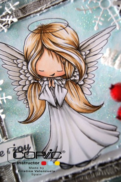 Ангел рисунок маркерами