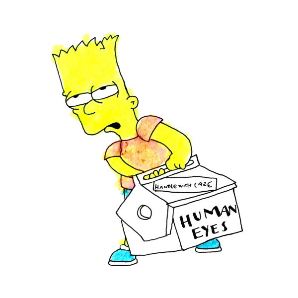 Симпсоны фломастерами