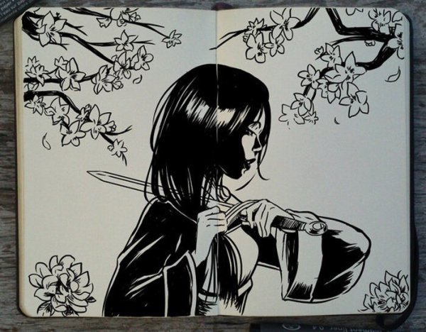 Депрессивный скетчбук