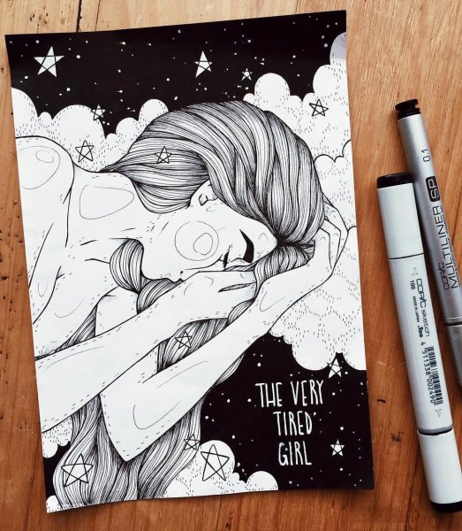 Рисунки для срисовки в скетчбук