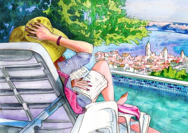 Скетчинг море