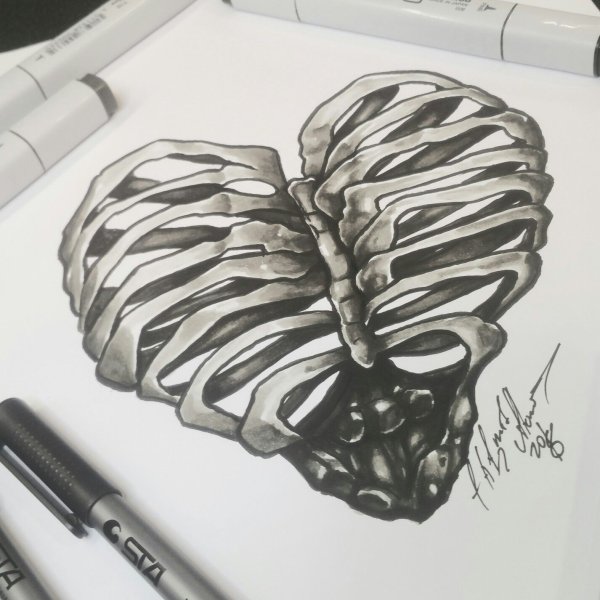 Скелеты маркерами