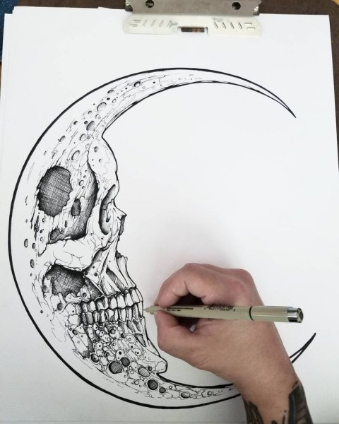 Эскизы тату карандашом