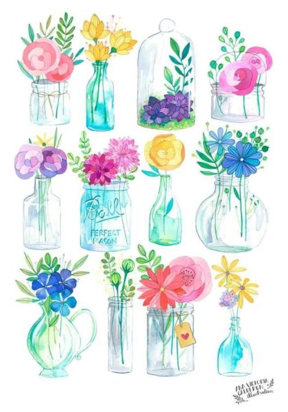 Вкусности акварелью