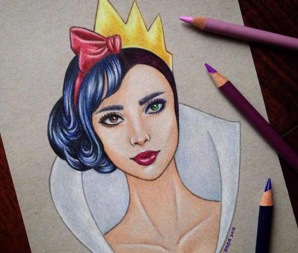 Рисование Диснеевских персонажей