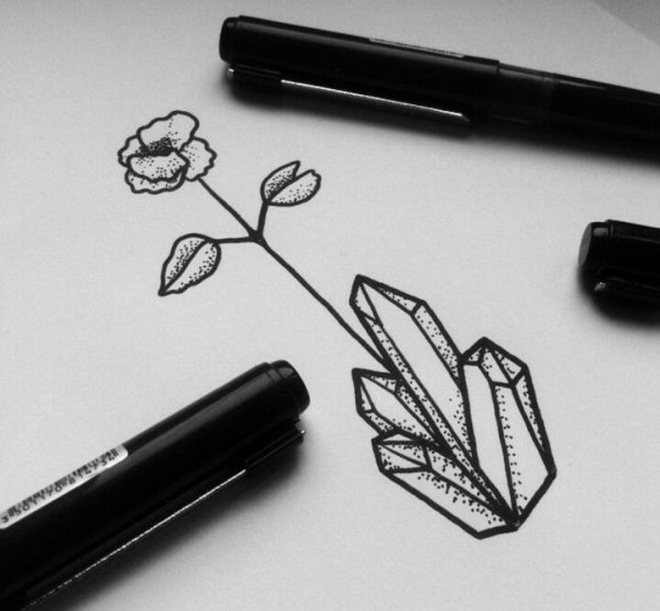 Быстрые рисунки фломастером