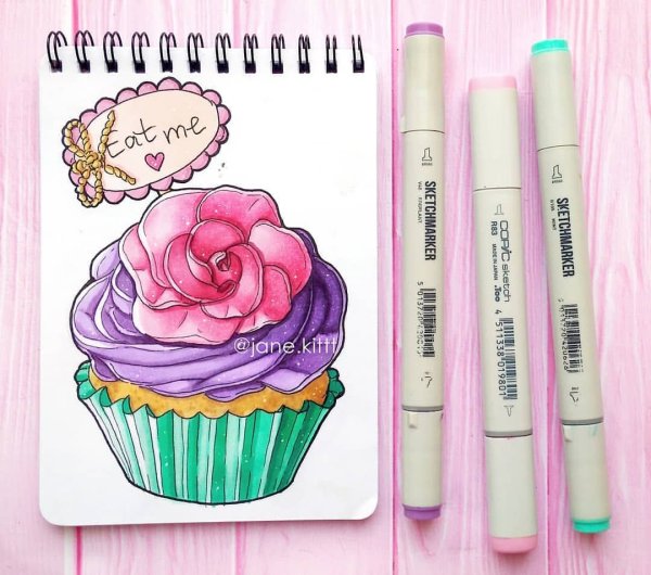 Кексики маркерами