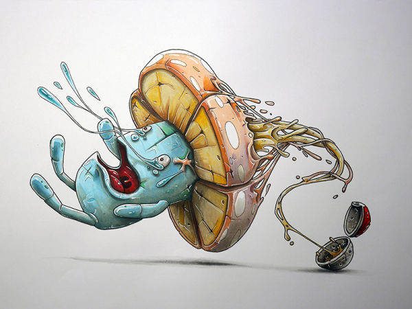 Пикачу рисунок фломастерами