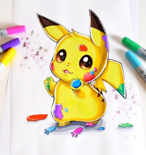 Иллюстрации маркерами