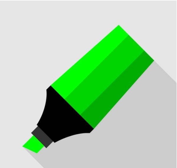 Значок фломастер