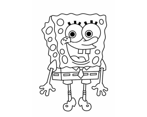 Раскраска губка Боб