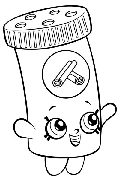 Раскраски для 3 маркера ЧЕЛЛЕНДЖ Шопкинс