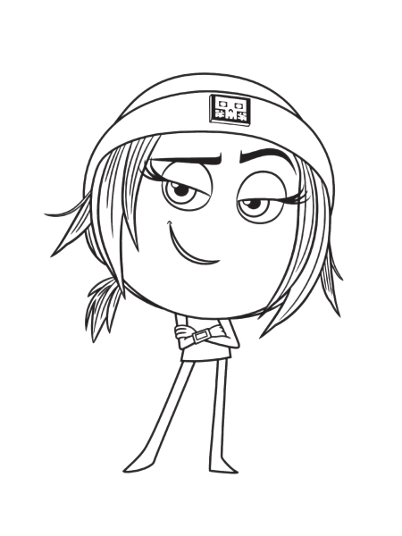 Раскраски для девочек из ЭМОДЖИ