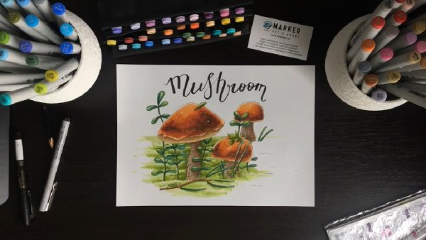 Классные рисунки маркерами