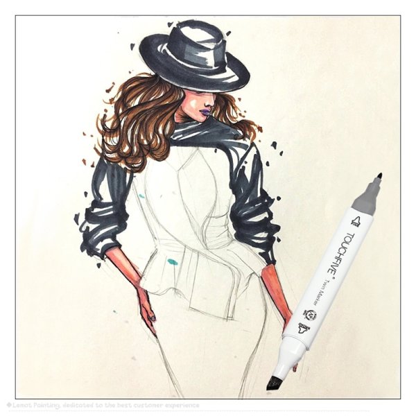 Спиртовые маркеры для рисования