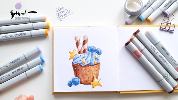 Рисунки для срисовки маркерами