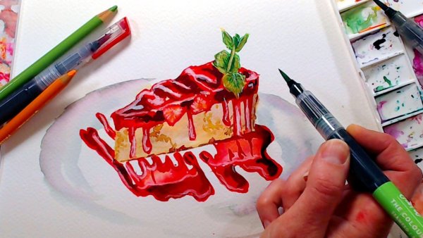 Рисунки фломастерами Touch