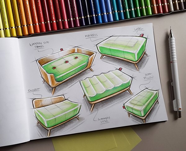 Скетч мебели