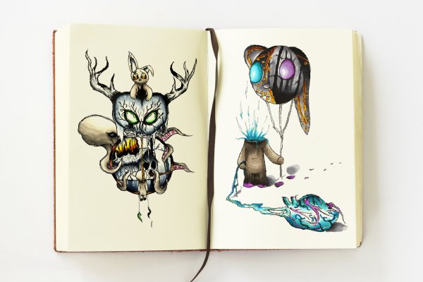 Скетчинг маркерами насекомые