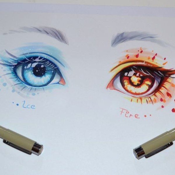 Картины фломастерами