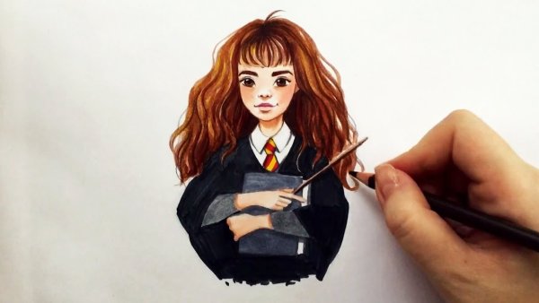 Рон Уизли скетч маркерами