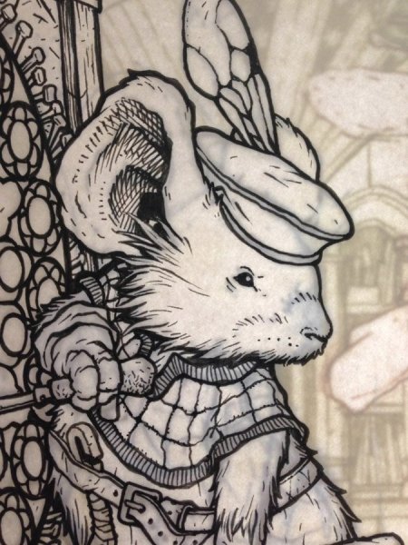 Мышка карандашом