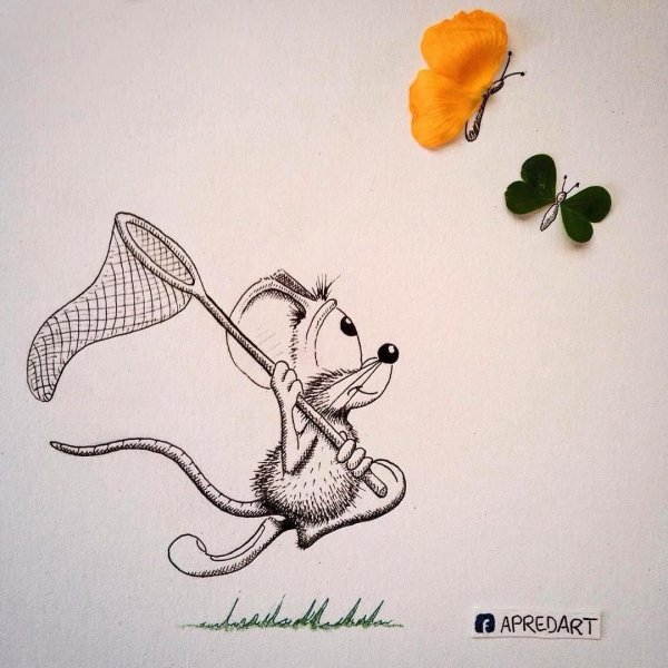 Мышка для срисовки